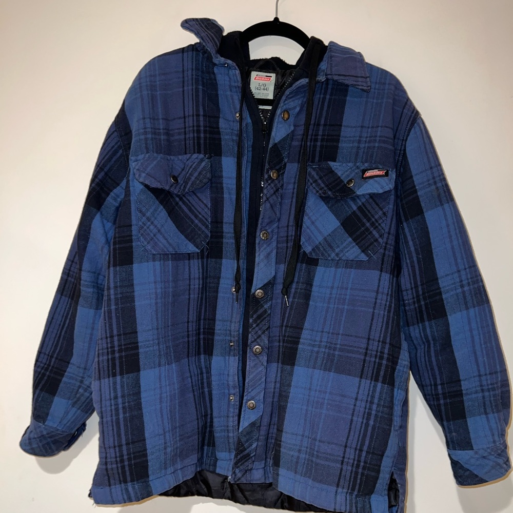 Genuine Dickies blue flannel jacket